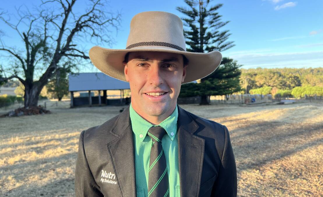 All the way from Western Australia, Austin Gerhardy, Nutrien Ag Solutions, Manjimup, will touch down in Sydney this month to compete. Picture supplied by ALPA.