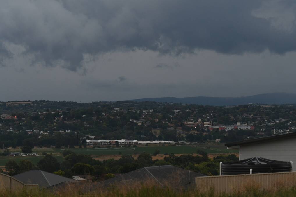 Storm clouds over Bathurst. Photo: Chris Seabrook