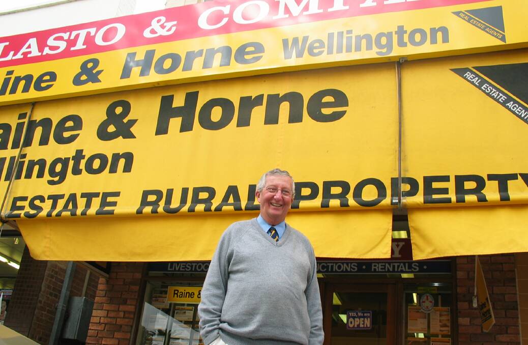 Plasto and Company director Geoff Plasto, Wellington, outside the thriving business in 2003. The Land file photo.