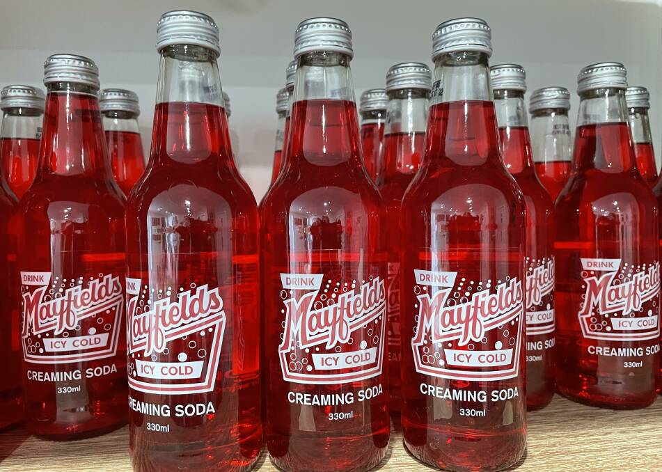 Creaming soda the way our grandparents remember it - it's still the most popular flavour at Mayfields.
