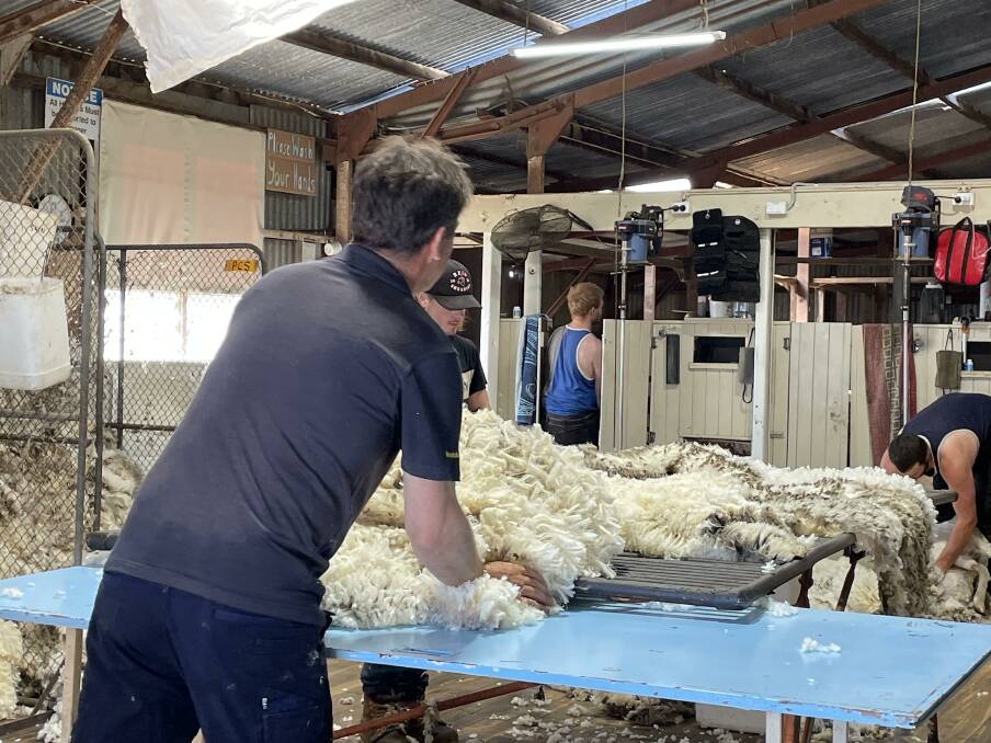 The national offering fell below 40,000 bales this week and the Australian Wool Exchange reported this was the smallest sale since the beginning of March. Picture by Karen Bailey.