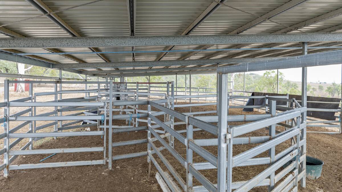 Improvements include two sets of cattle yards.