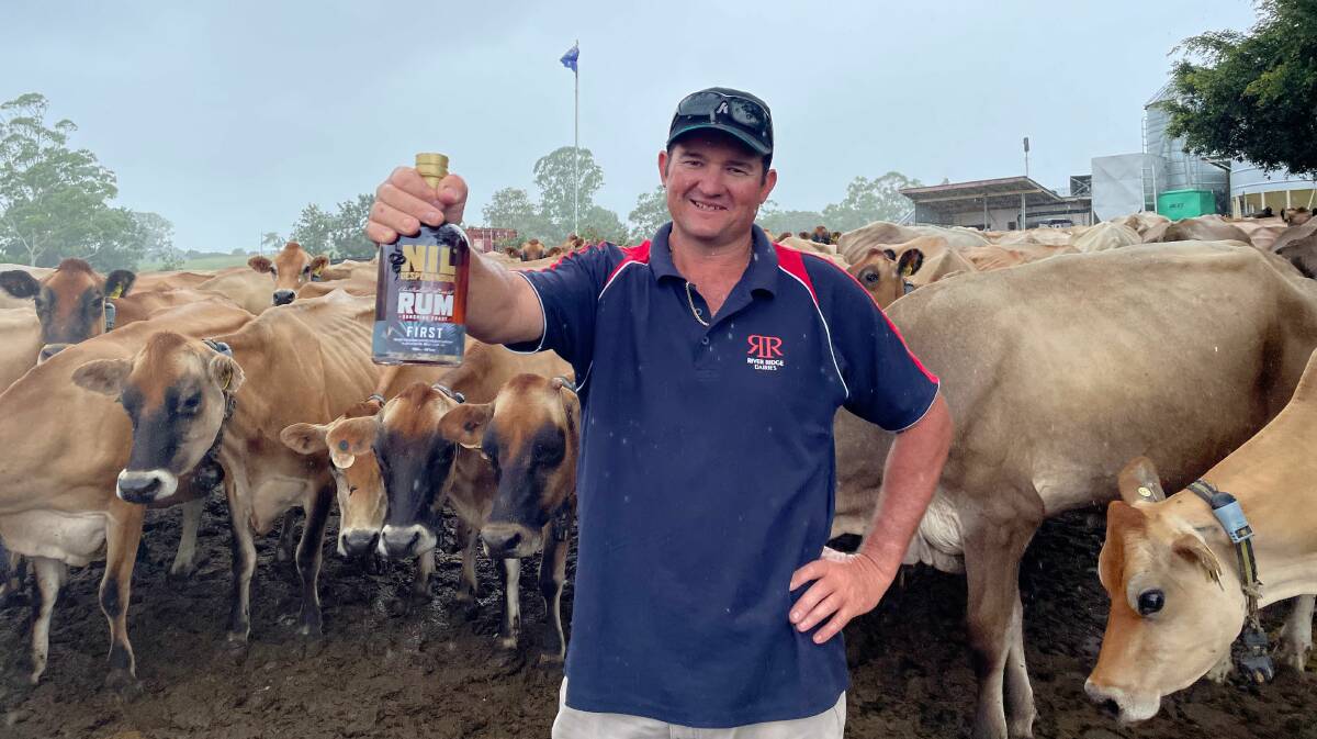Ray DeVere, River Ridge Dairies, Kureelpa, says his herd is producing up to an extra 250 litres of milk a day thanks to dunder, a by-product from the production of rum.