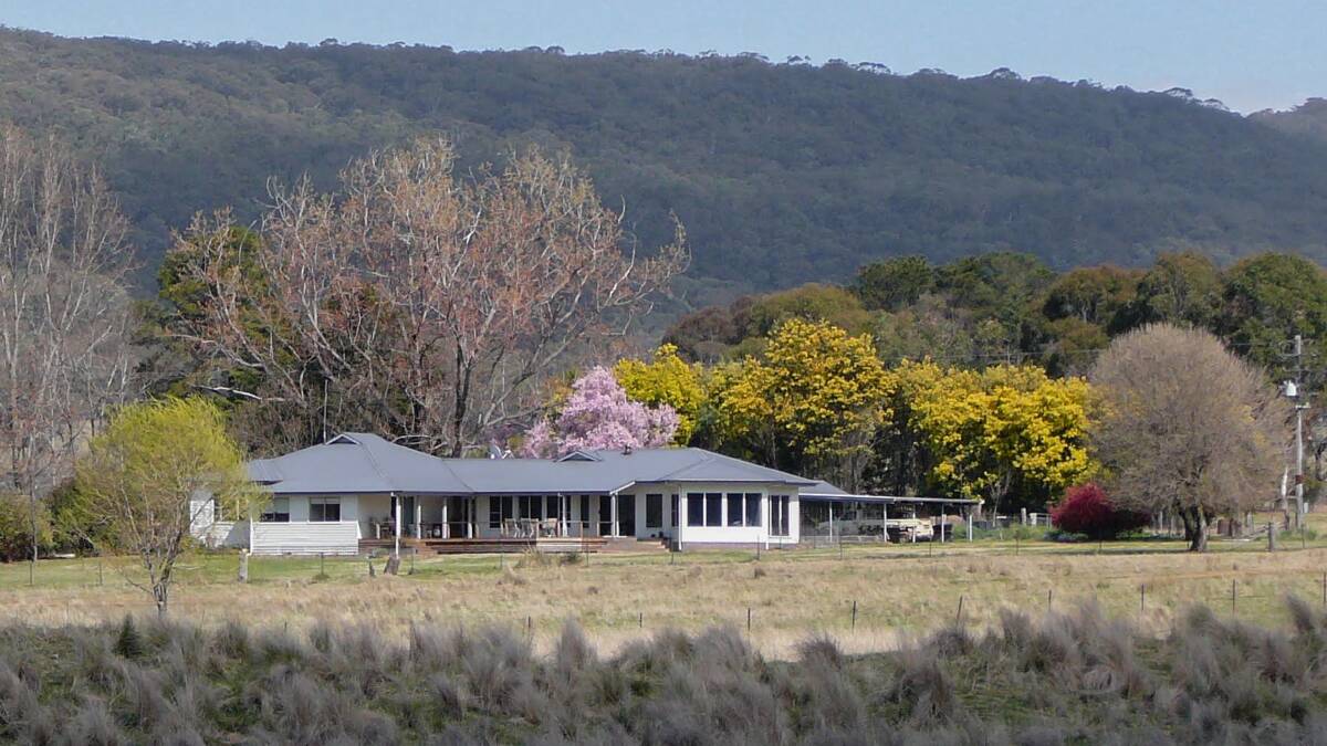 The impressive five bedroom homestead has a magnificent sunroom perfect for taking in the spectacular views. Picture supplied