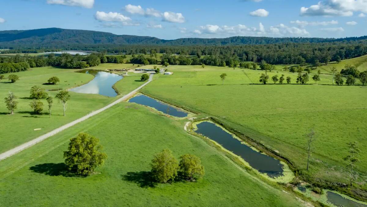 Located 15km from Coffs Harbour, the well designed, gently undulating property features mostly open grasslands. Picture - supplied.