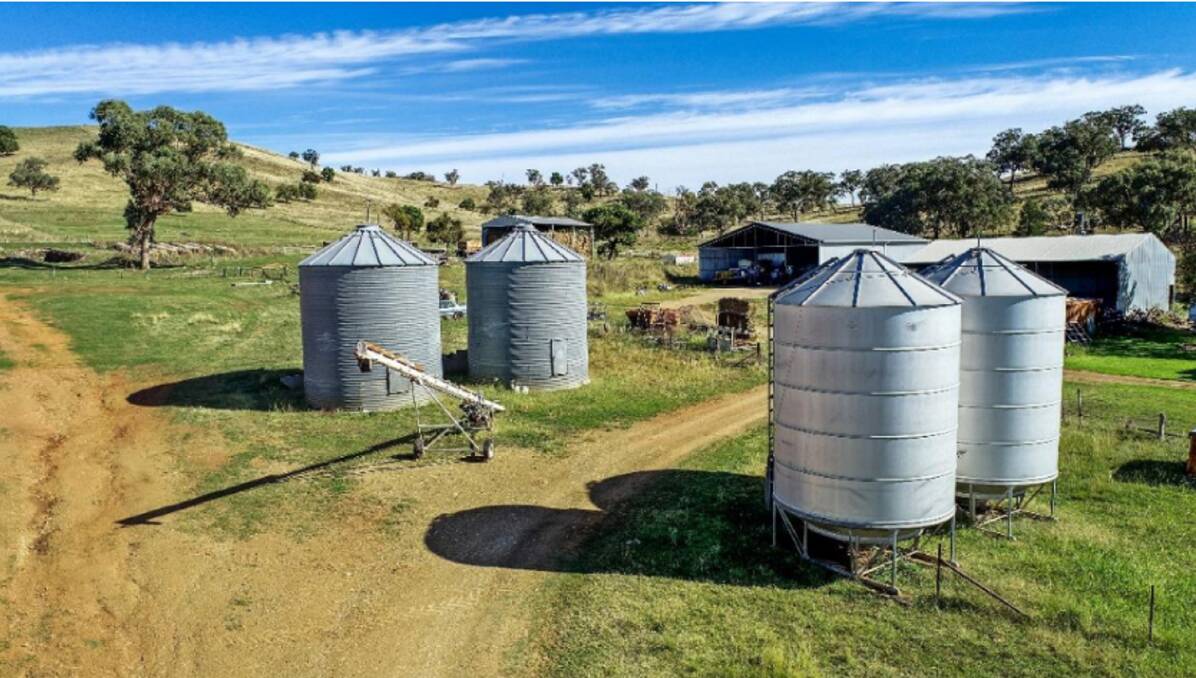  Improvements include four silos and sheds. Picture - supplied