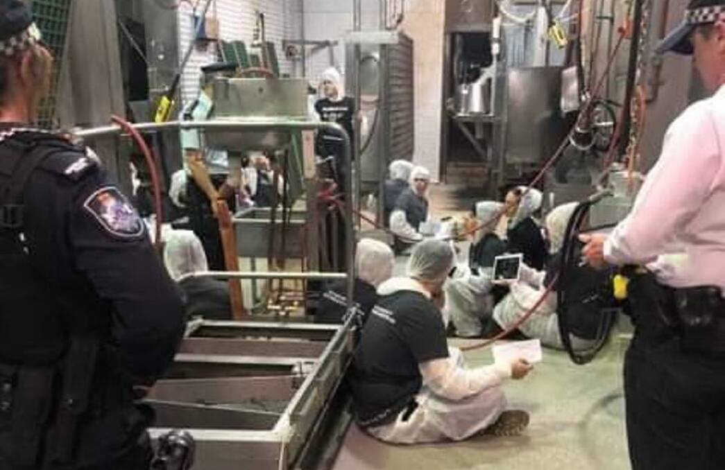 A vegan group connected to the invasion of the Carey Brothers abattoir at Yangan in April has been granted $35,000 by the Palaszczuk government. Picture: Nakita Leach
