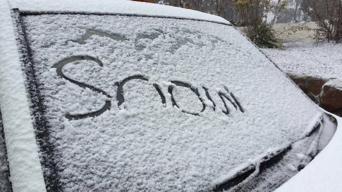 ICY CHILL: Snow is forecast for the region with the mercury set to plummet from Thursday. Photo: FILE